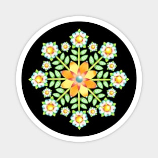 Folkloric Flower crown Magnet